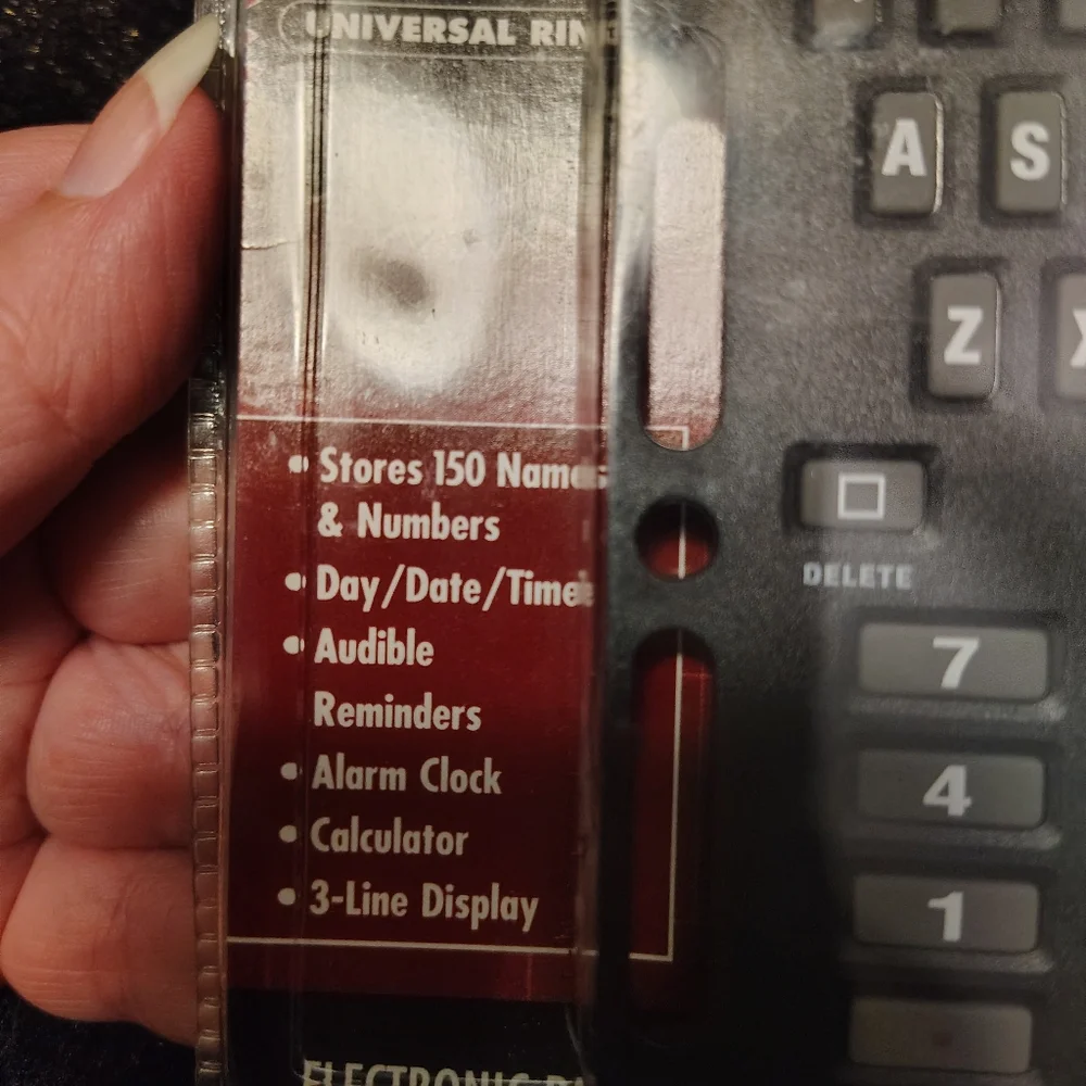 Sealed In Original PKG Electronic Oranizer